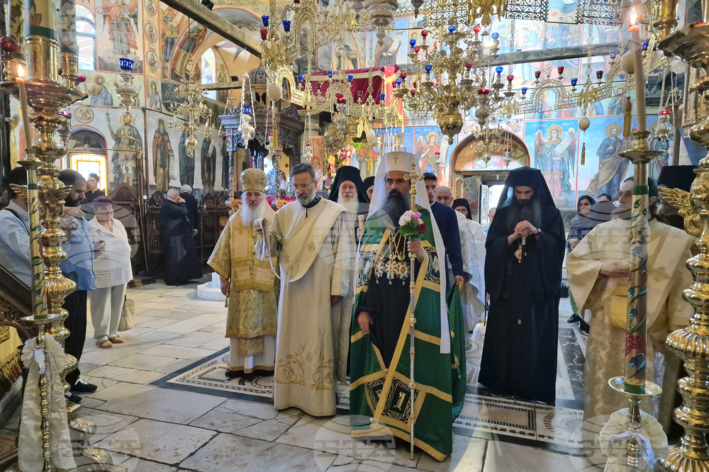 Бачковски манастир - патриарх Даниил - литургия