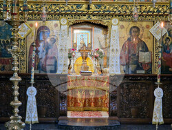 Бачковски манастир - патриарх Даниил - литургия