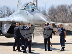 Авиобаза Граф Игнатиево - Румен Радев - посещение