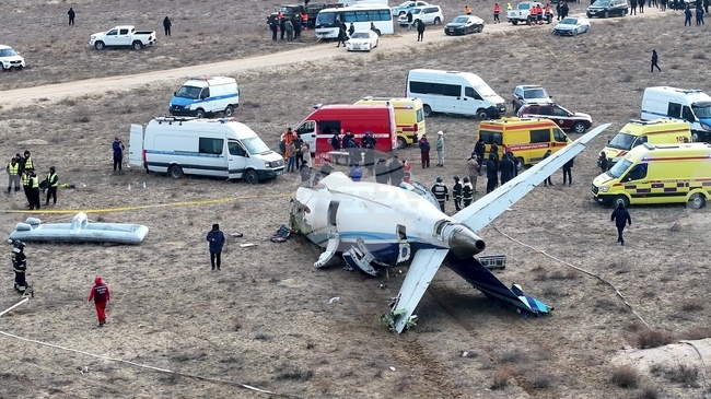 Казинформ: Разследването на казахстанското Министерство на транспорта на катастрофата на азербайджанския самолет край Актау приключва