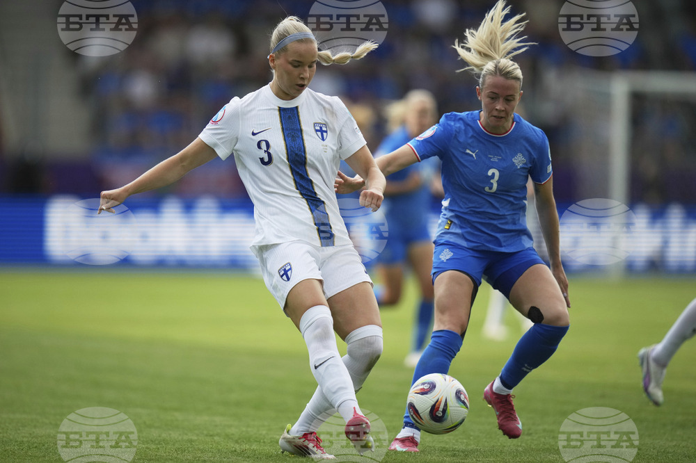 Euro 2025 Iceland Finland Soccer