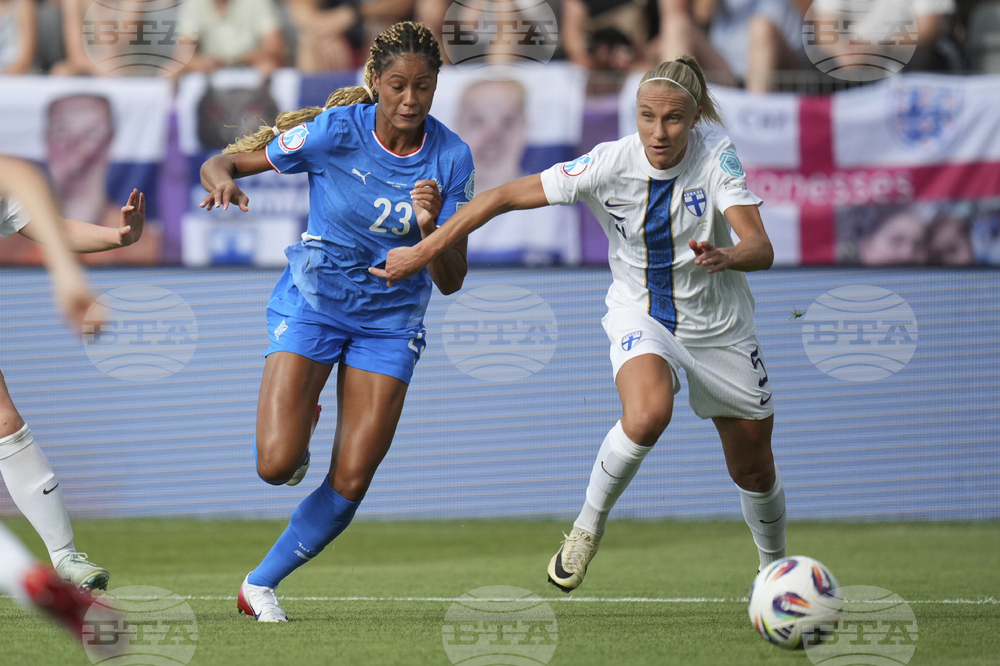 Euro 2025 Iceland Finland Soccer