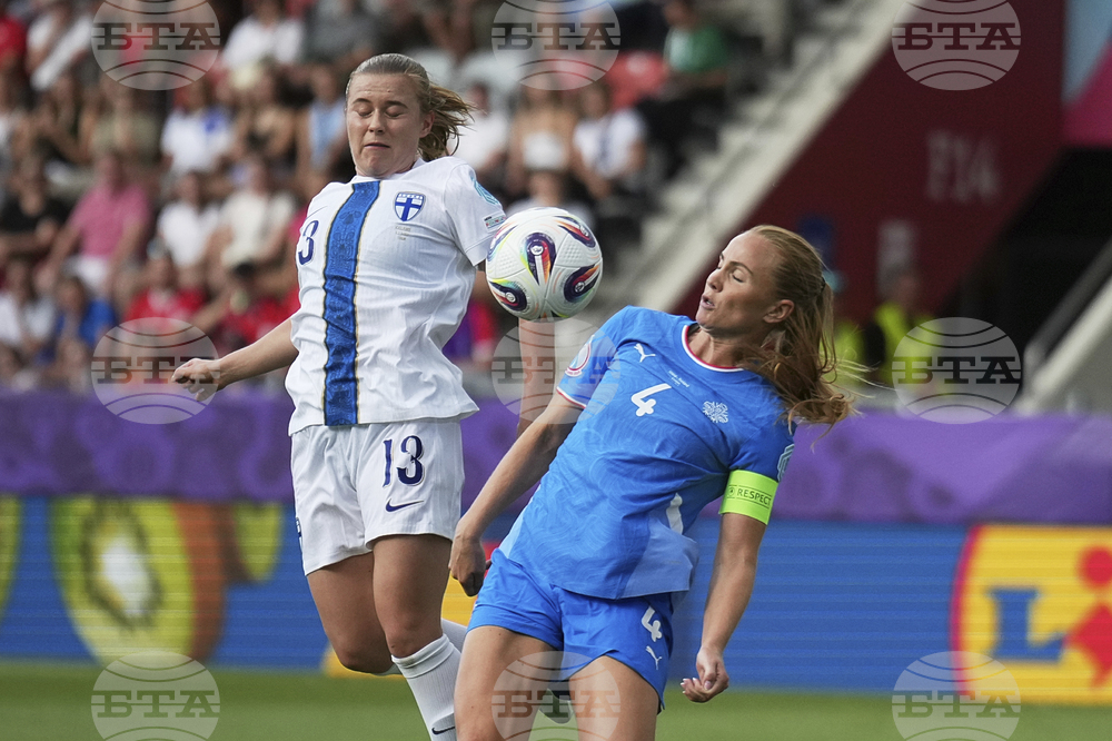 Euro 2025 Iceland Finland Soccer