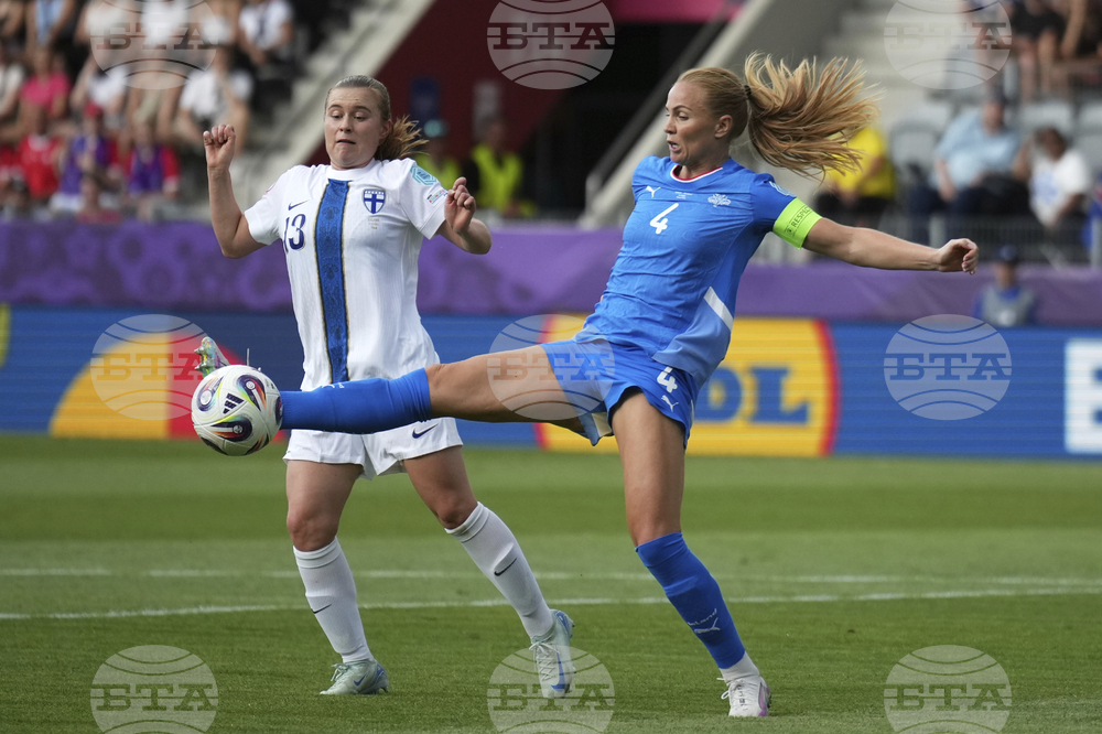 Euro 2025 Iceland Finland Soccer