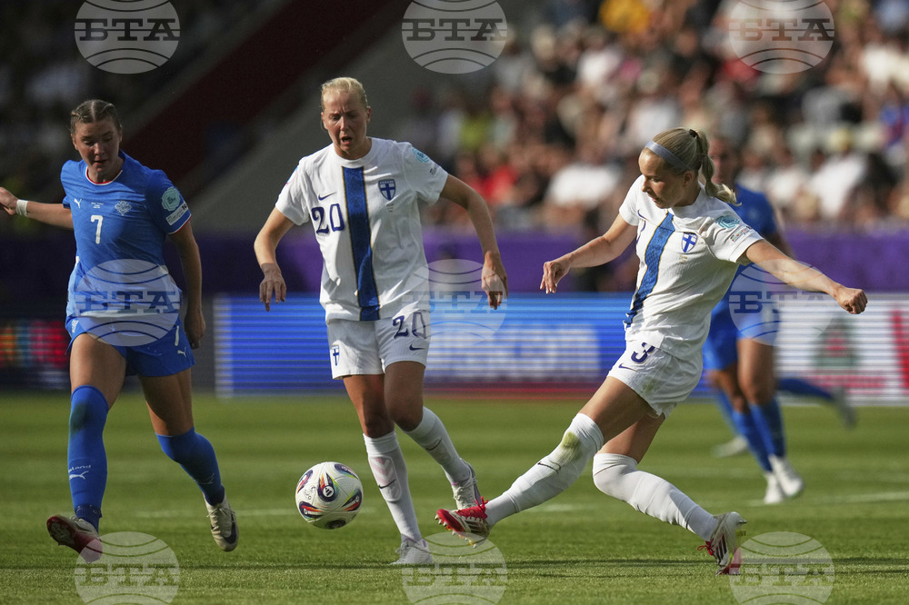 Euro 2025 Iceland Finland Soccer