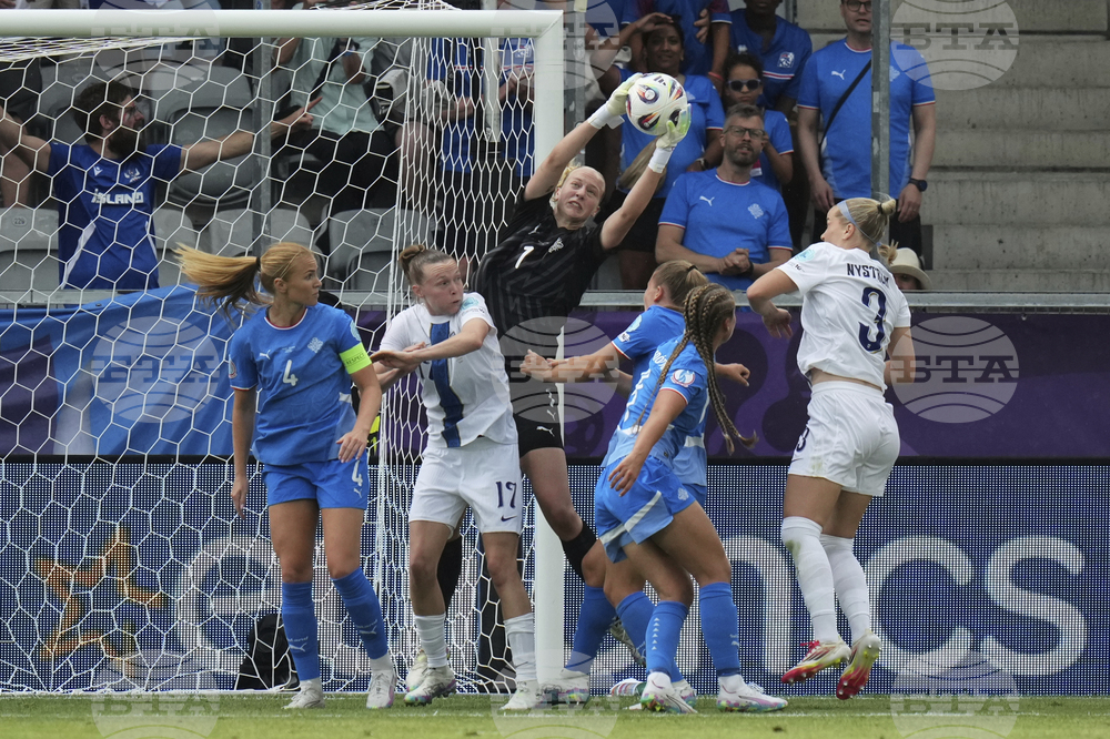 Euro 2025 Iceland Finland Soccer