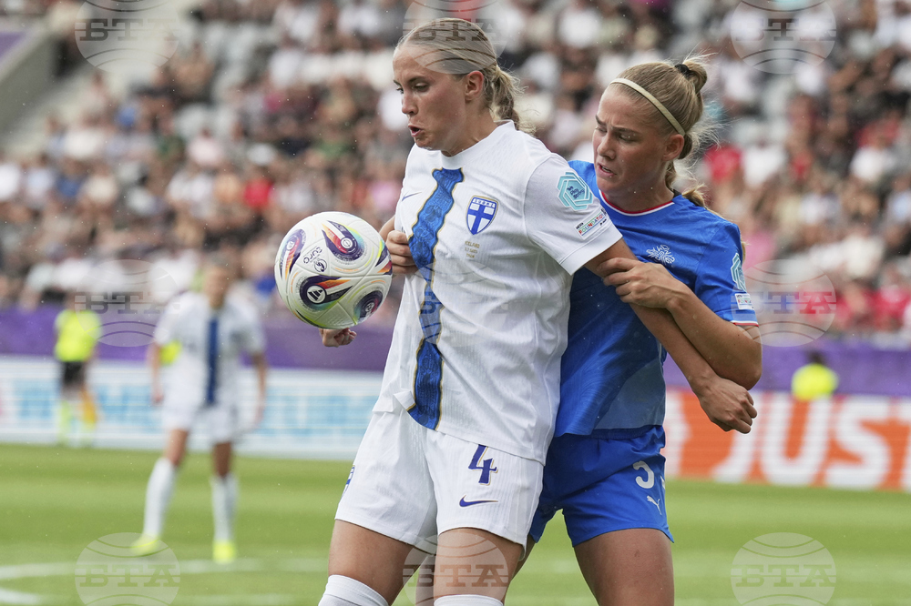 Euro 2025 Iceland Finland Soccer