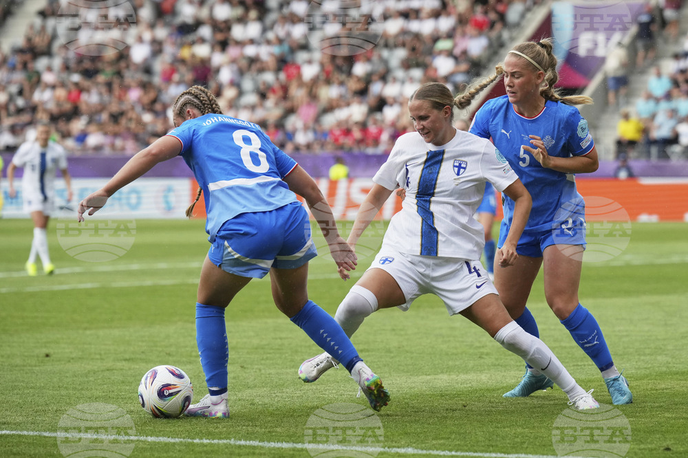 Euro 2025 Iceland Finland Soccer