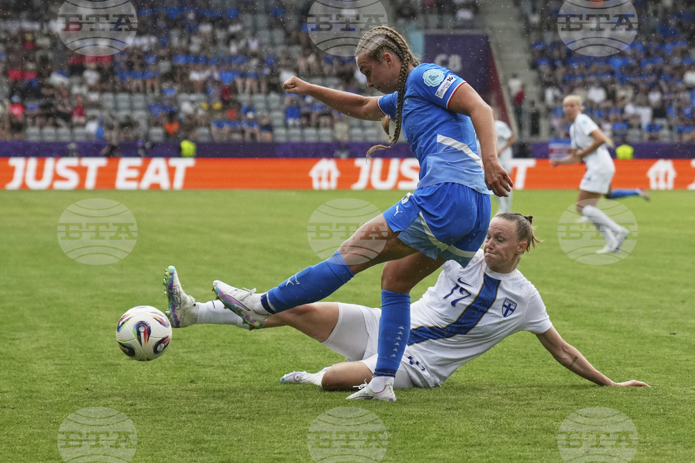 Euro 2025 Iceland Finland Soccer
