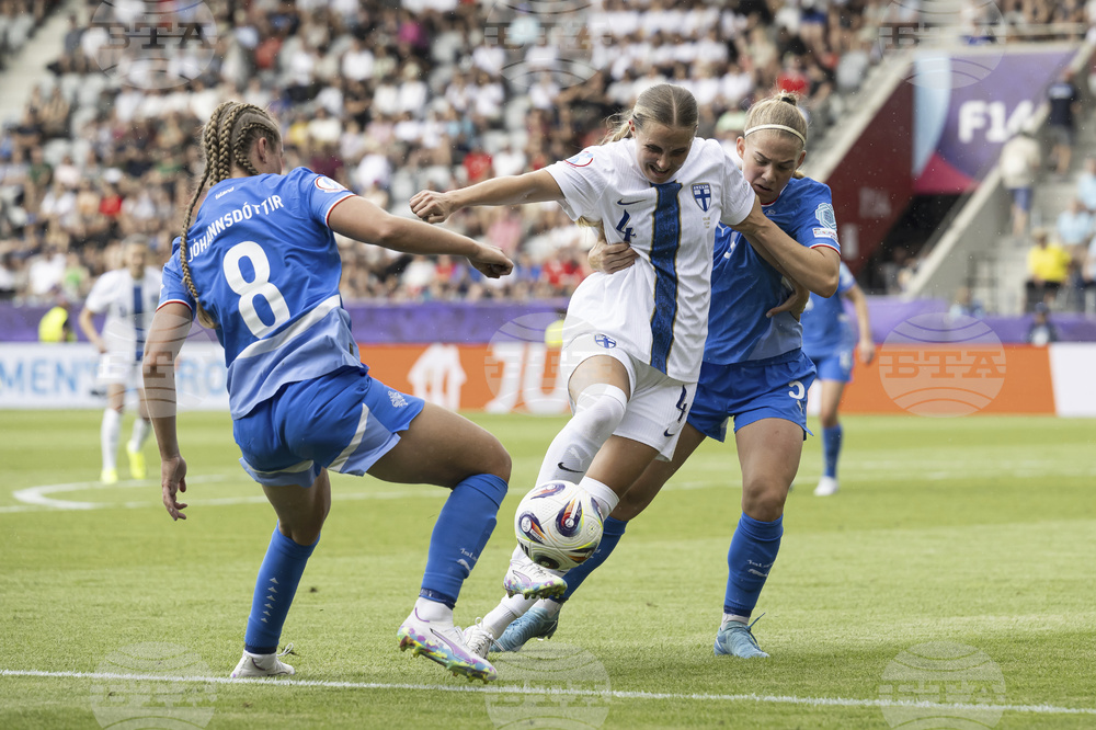 Euro 2025 Iceland Finland Soccer