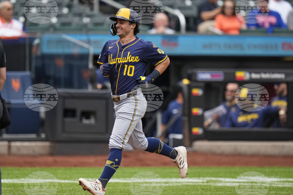 Brewers Mets Baseball
