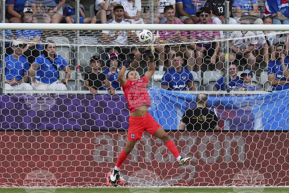 Euro 2025 Iceland Finland Soccer