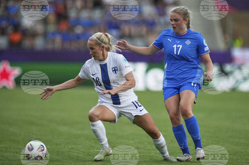 Euro 2025 Iceland Finland Soccer