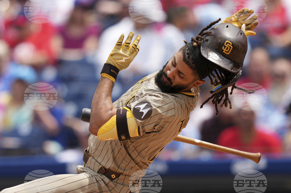 APTOPIX Padres Phillies Baseball