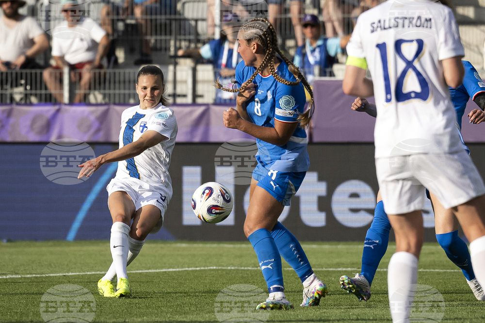 APTOPIX Euro 2025 Iceland Finland Soccer