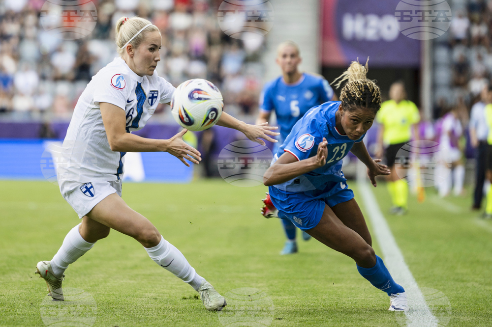 Euro 2025 Iceland Finland Soccer