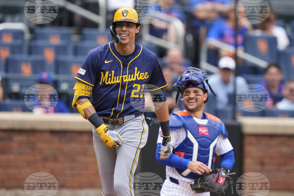 Brewers Mets Baseball