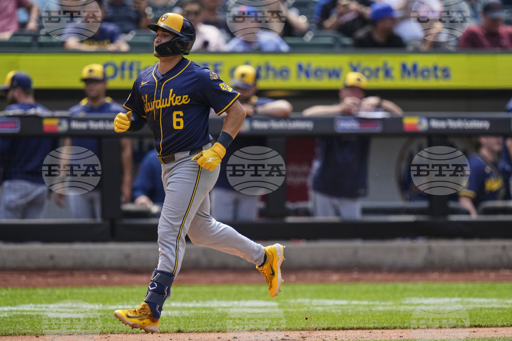 Brewers Mets Baseball