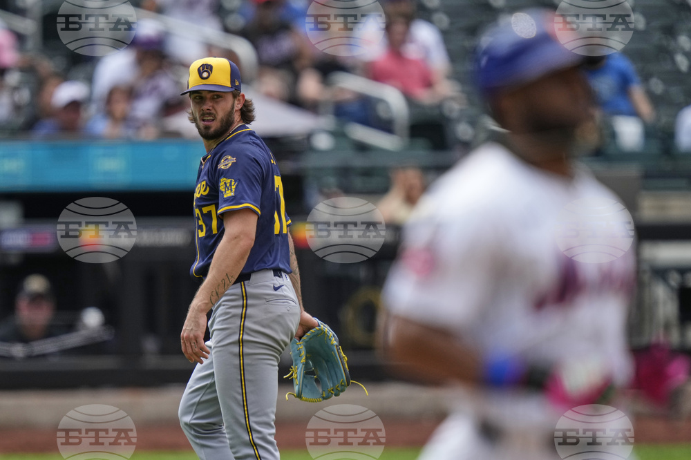 Brewers Mets Baseball