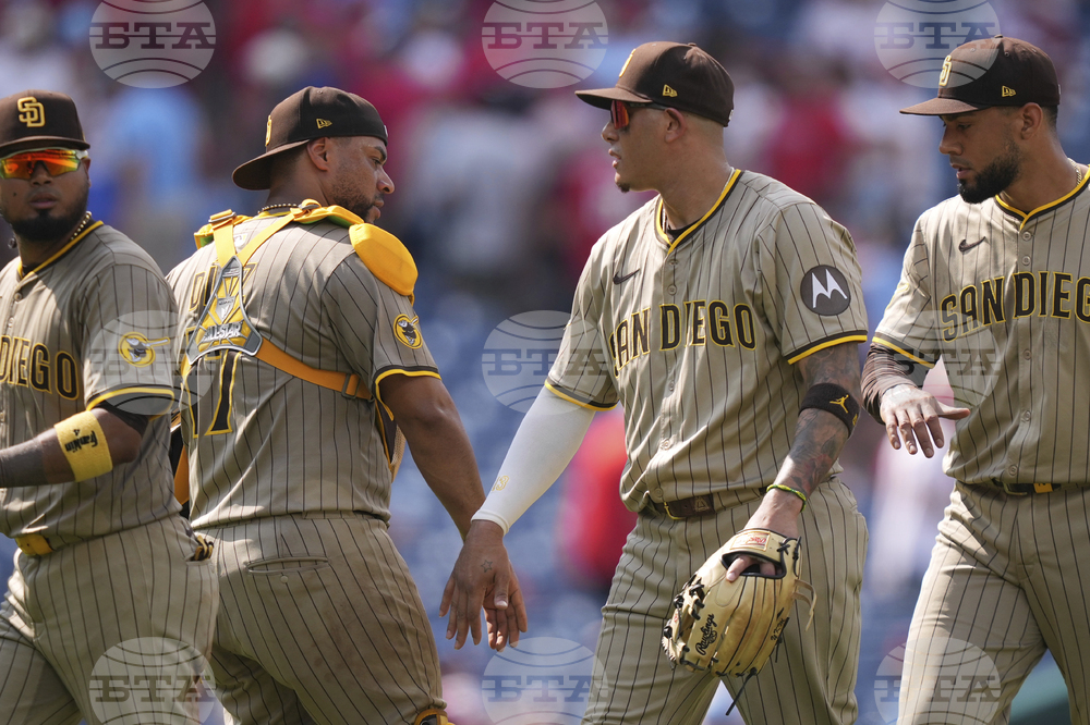 Padres Phillies Baseball