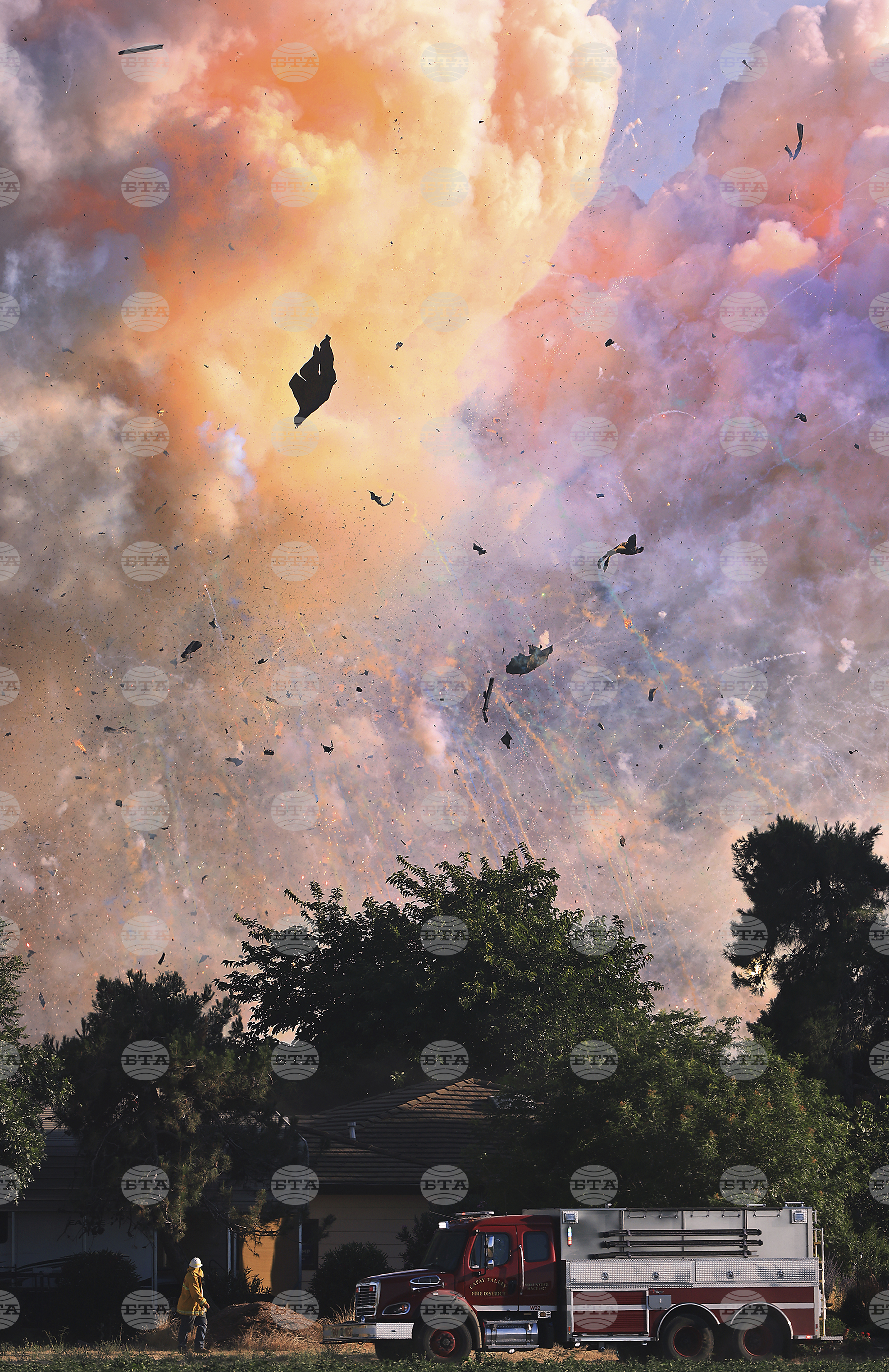 Fireworks Warehouse Explosion