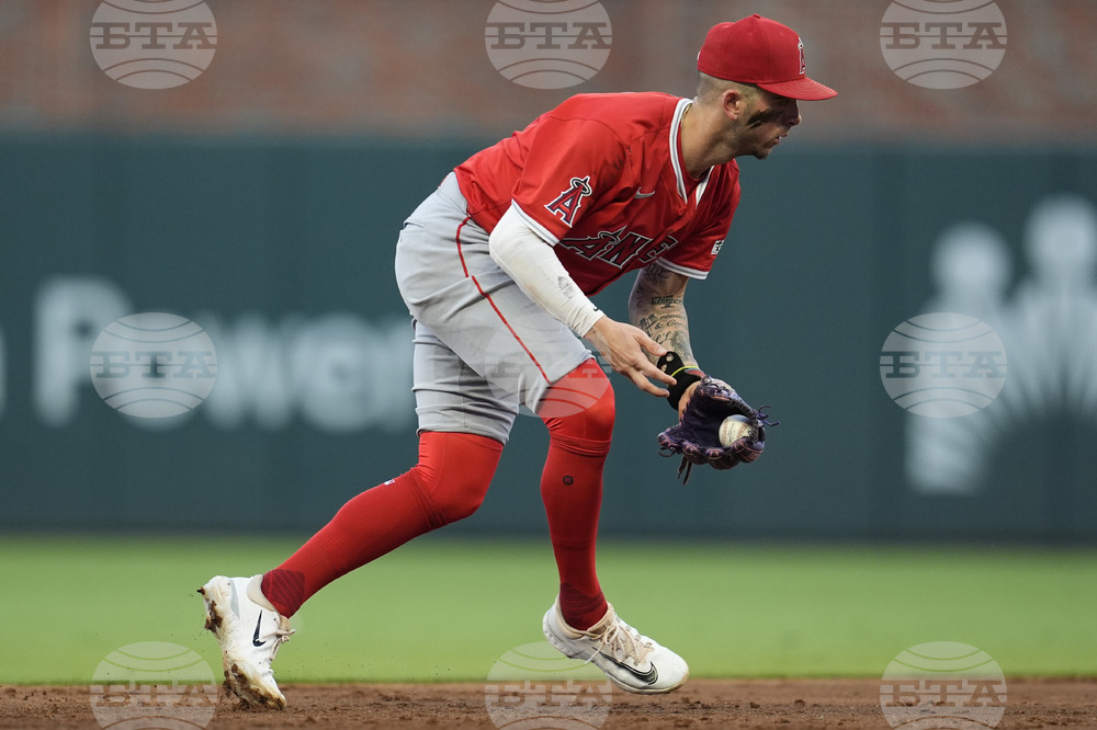 Angels Braves Baseball