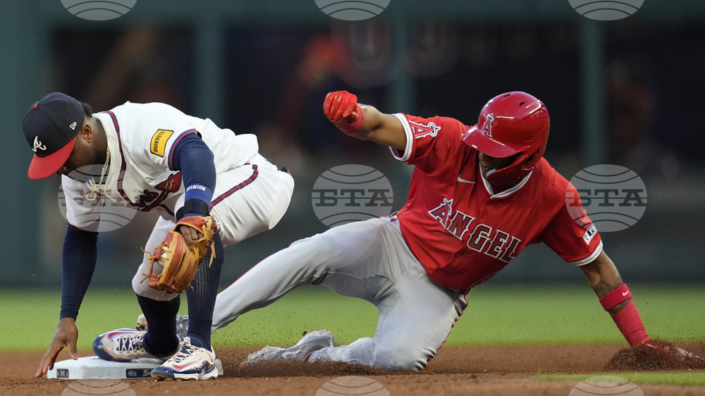 Angels Braves Baseball