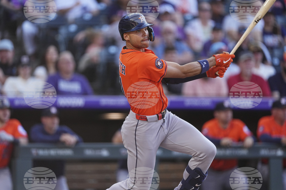 Astros Rockies Baseball
