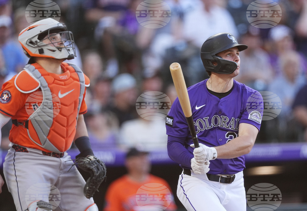 Astros Rockies Baseball