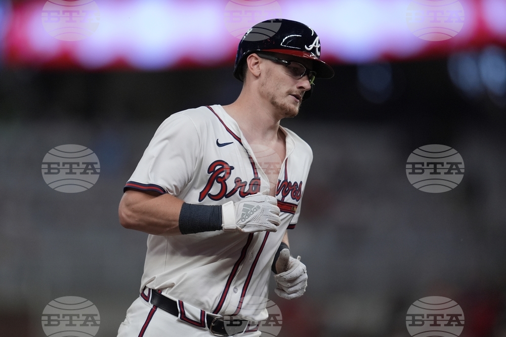 Angels Braves Baseball