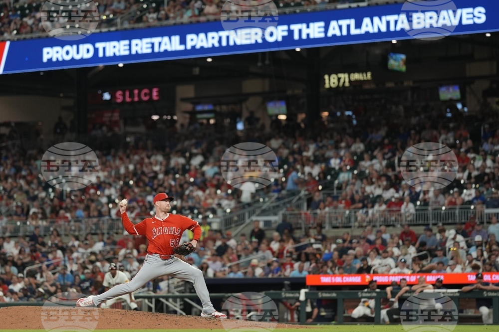 Angels Braves Baseball