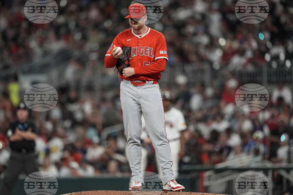 Angels Braves Baseball