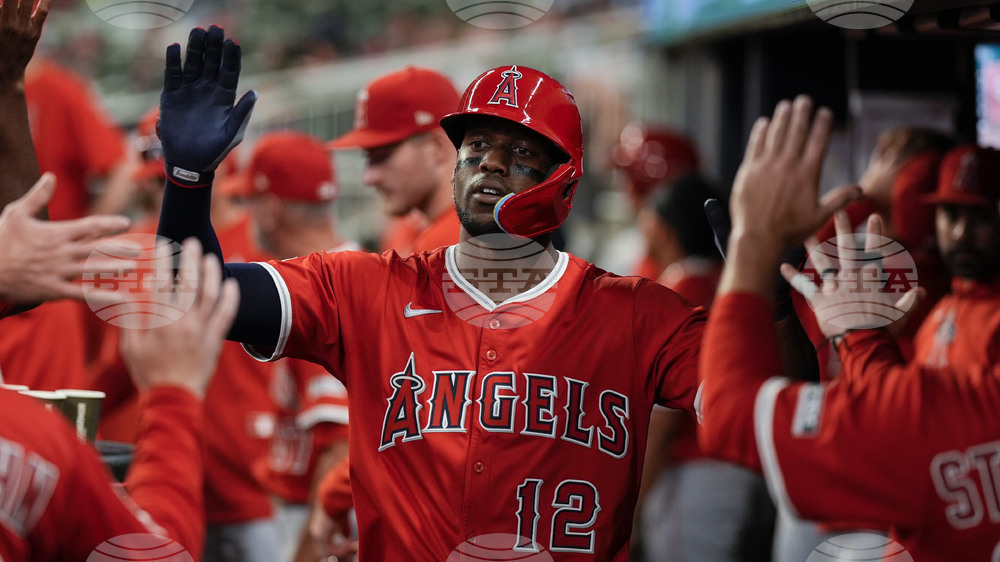 Angels Braves Baseball