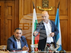 Пловдив - Кметът на Пловдив Костадин Димитров - пресконференция