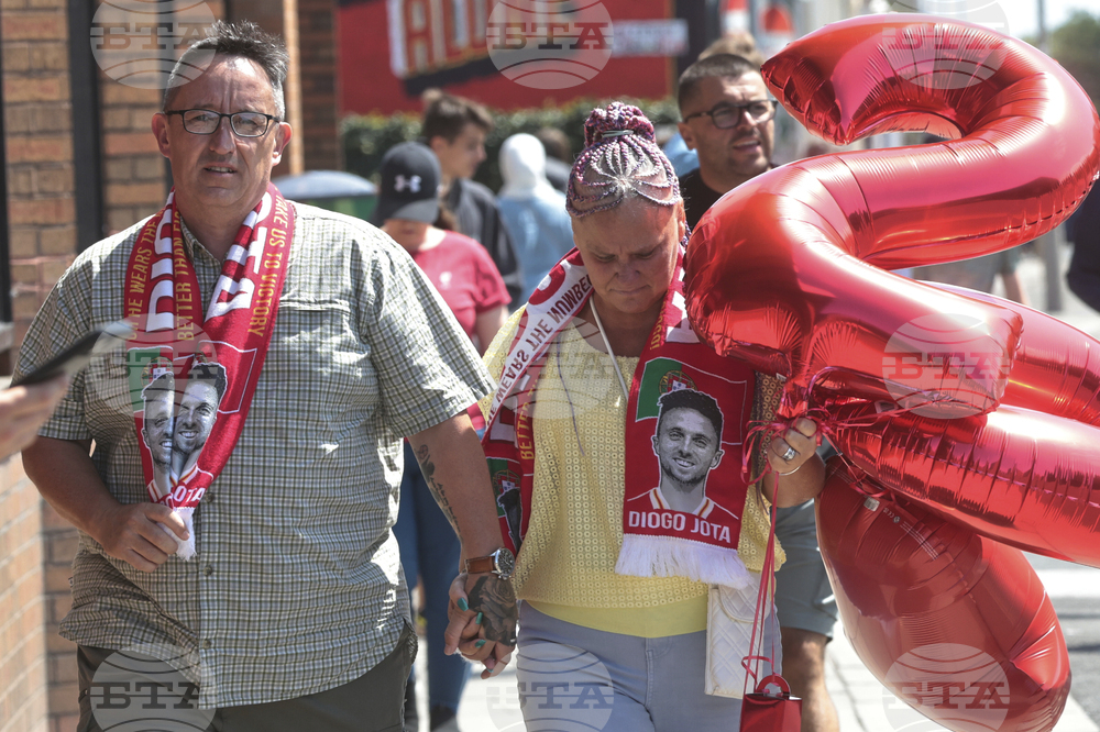 APTOPIX Britain Liverpool Jota Soccer