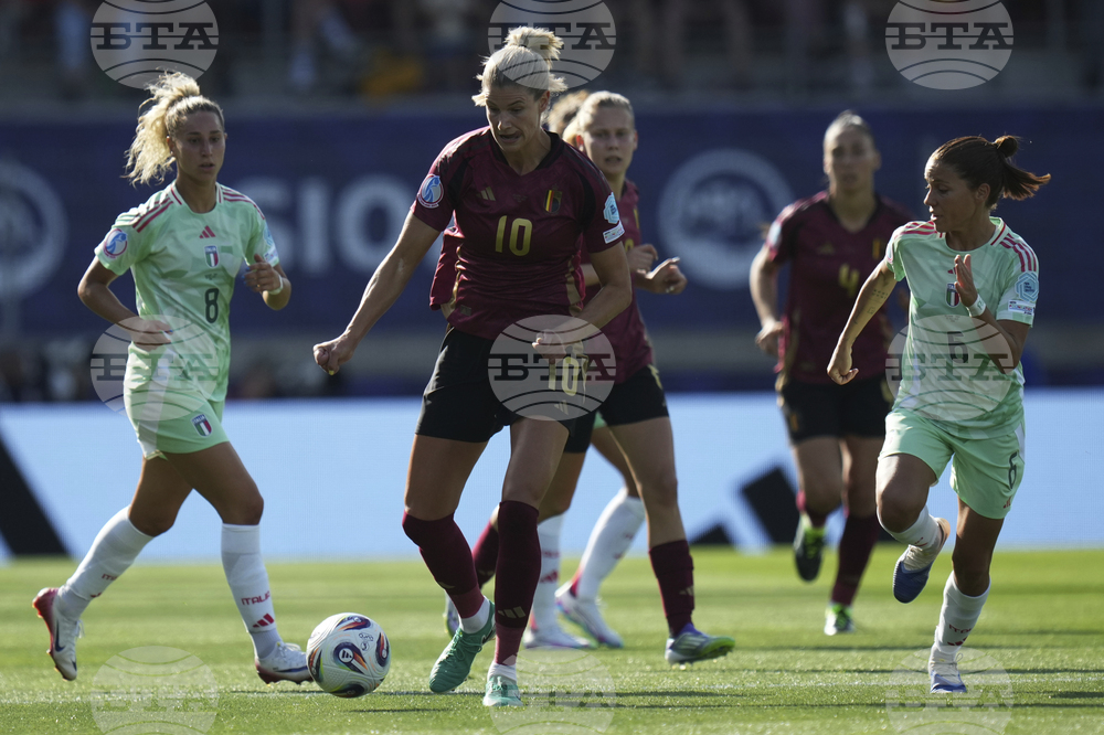 Euro 2025 Belgium Italy Soccer