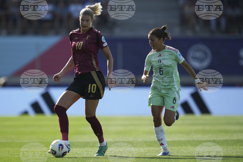 Euro 2025 Belgium Italy Soccer