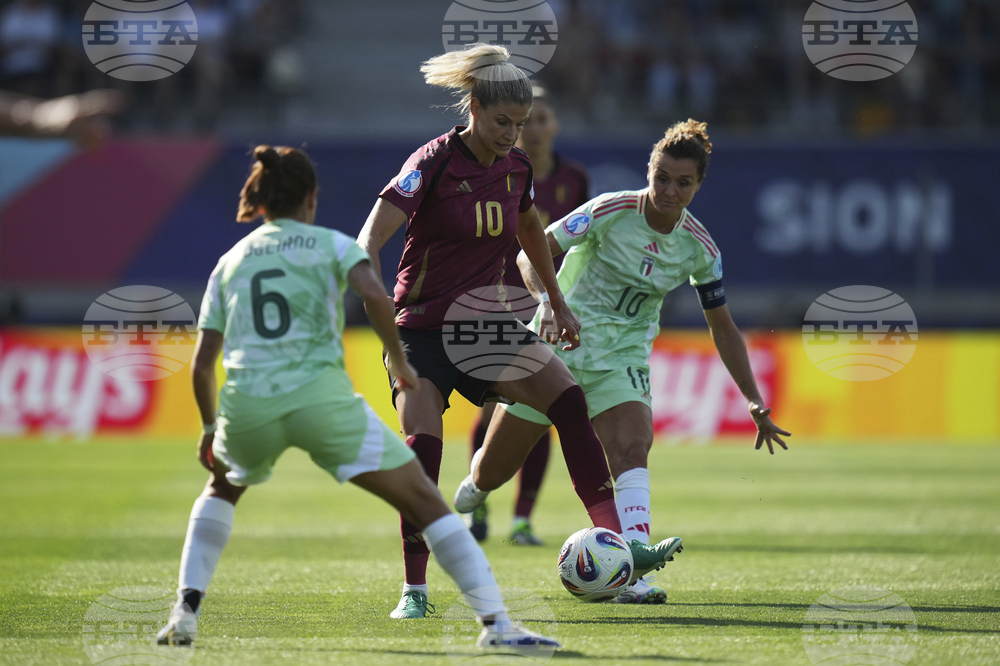 Euro 2025 Belgium Italy Soccer