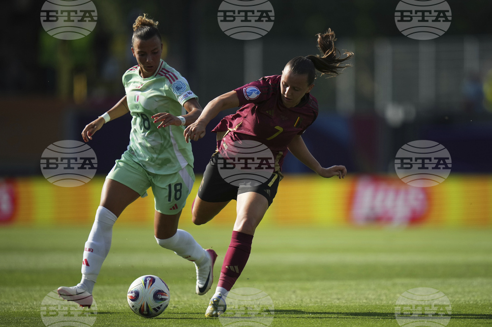 Euro 2025 Belgium Italy Soccer
