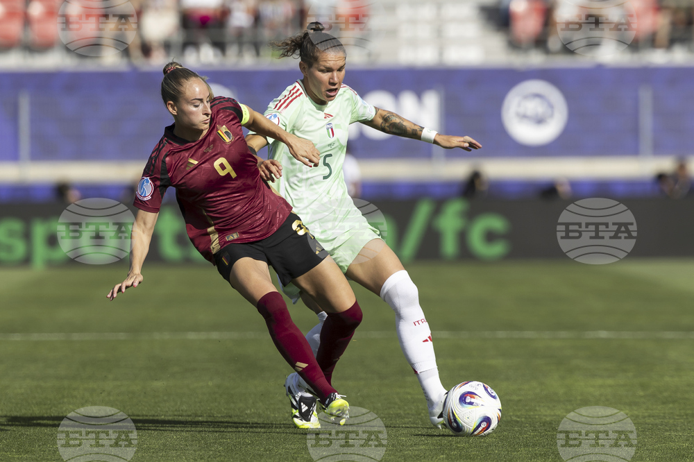 Euro 2025 Belgium Italy Soccer