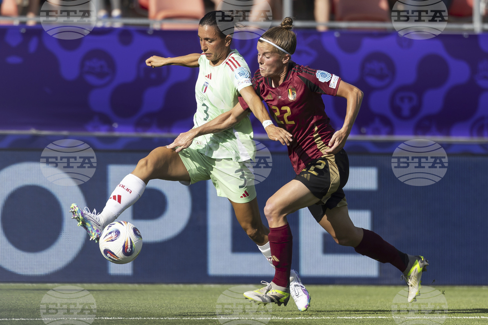 Euro 2025 Belgium Italy Soccer