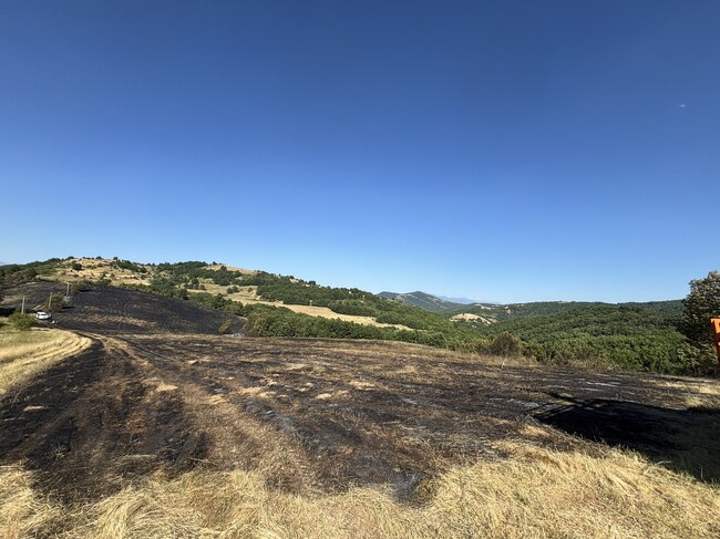 Пожар е унищожил около 50 декара стърнища и част от гората в местност край благоевградското село Падеш