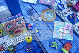 Бургас - “Деца помагат на деца” - базар на Лятна академия за деца и ученици към филиала на НХА