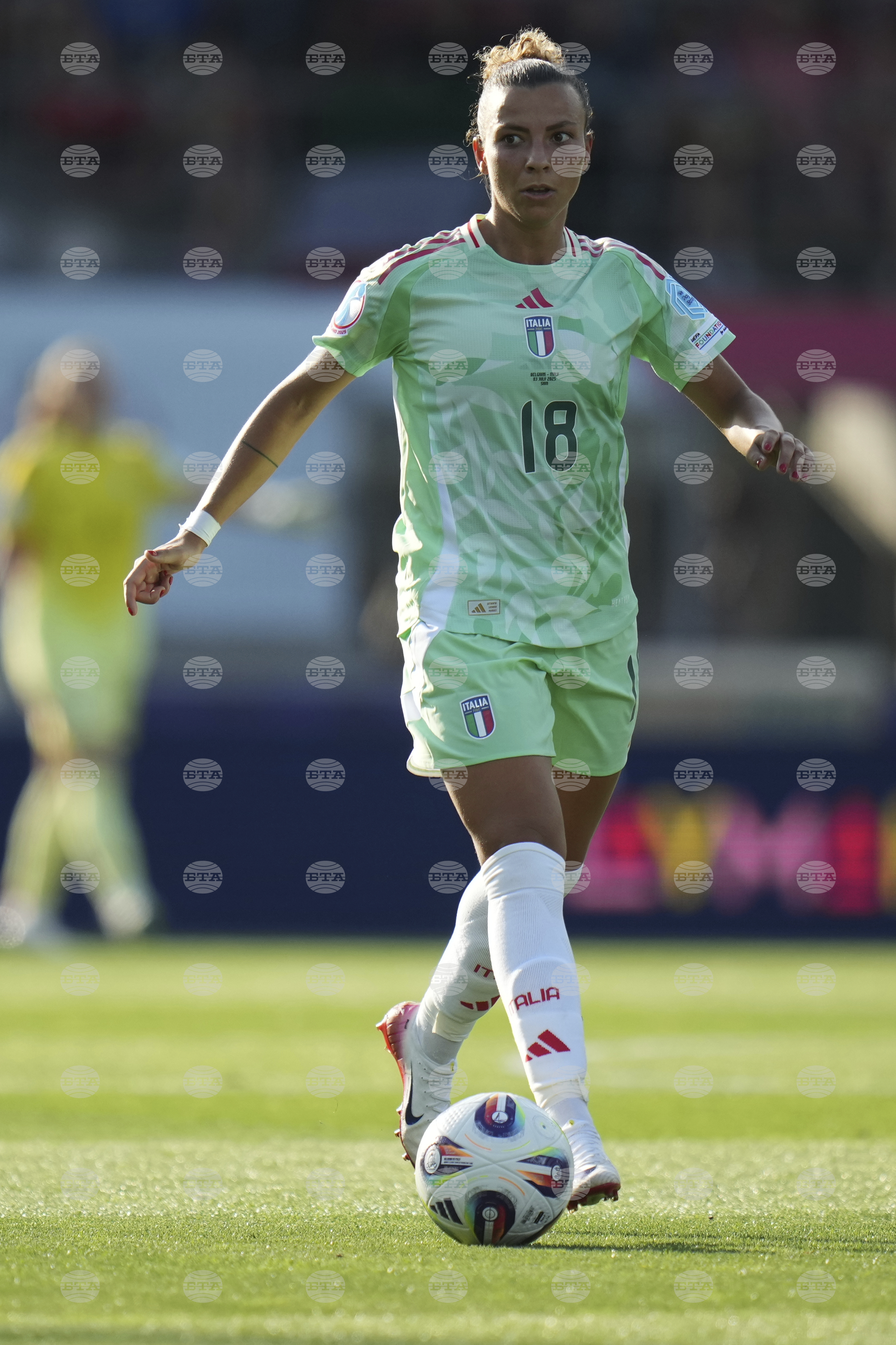 Euro 2025 Belgium Italy Soccer