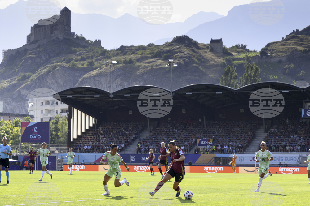 Euro 2025 Belgium Italy Soccer