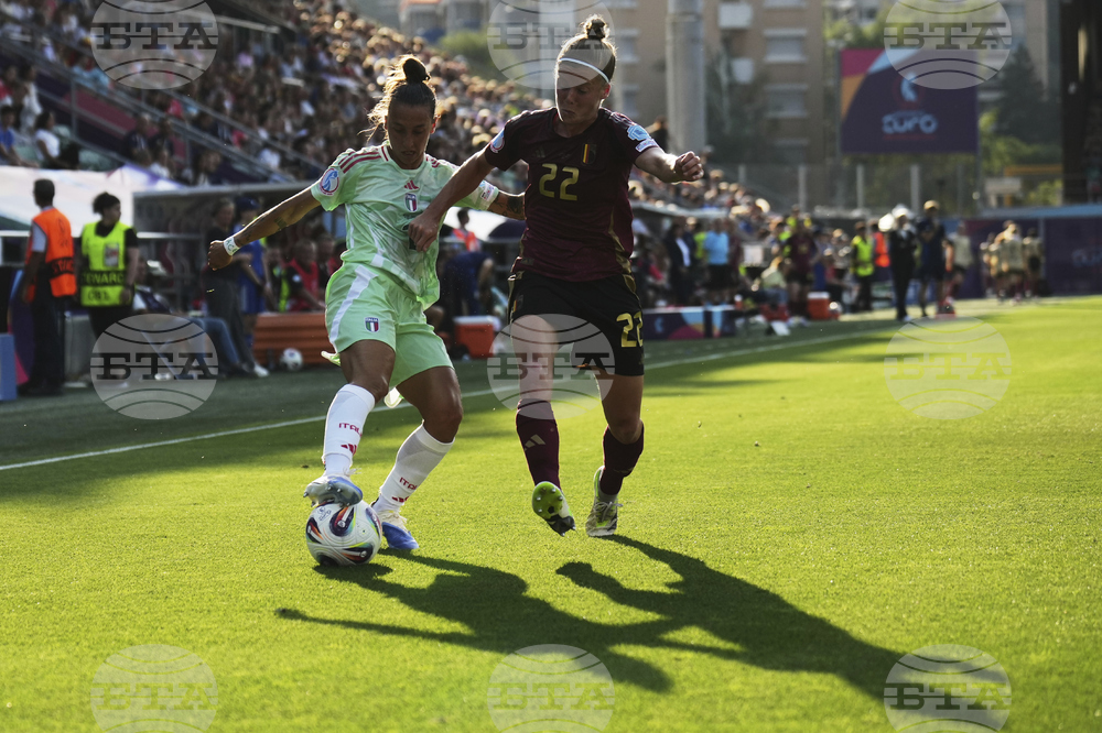 Euro 2025 Belgium Italy Soccer
