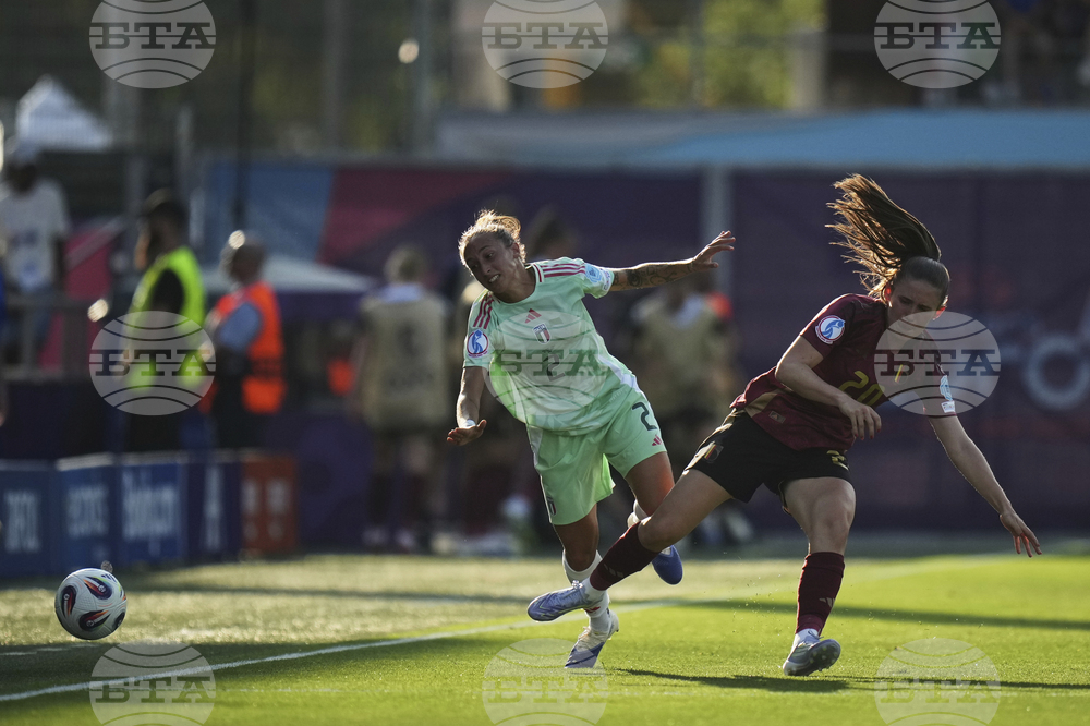 Euro 2025 Belgium Italy Soccer