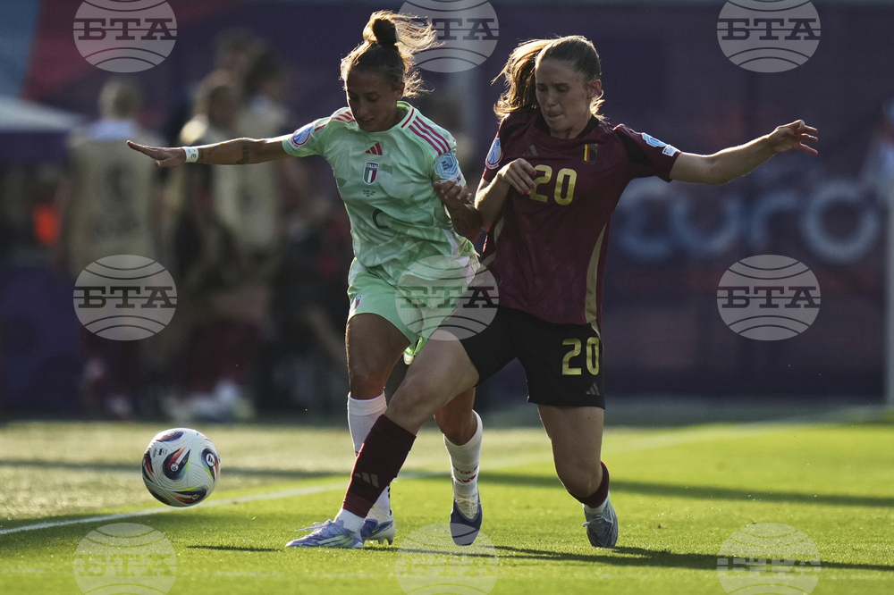 Euro 2025 Belgium Italy Soccer