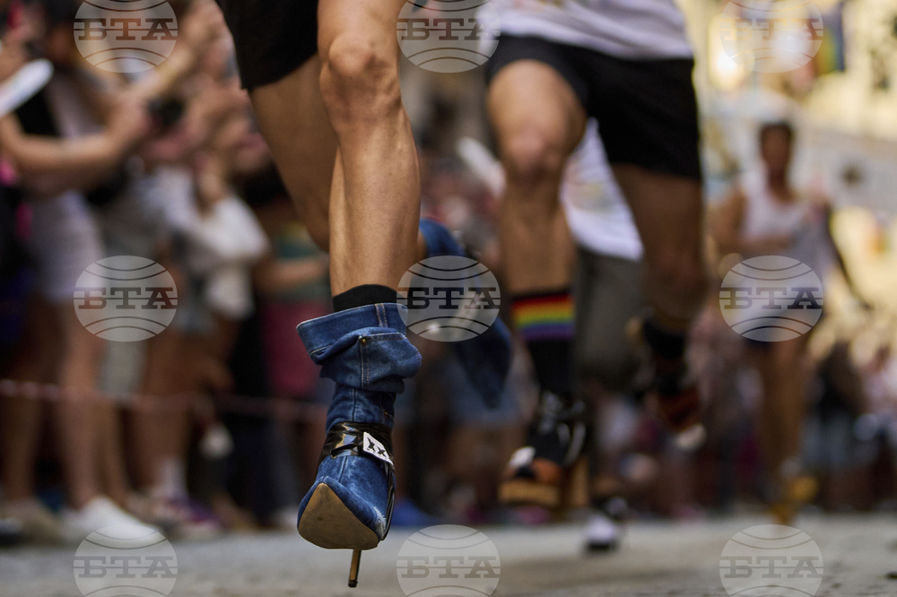 Spain Pride High Heels Race