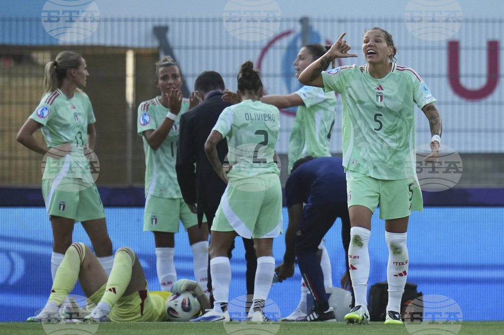 Euro 2025 Belgium Italy Soccer